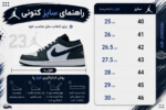 کتونی نایکی جردن1 لو - Image 5